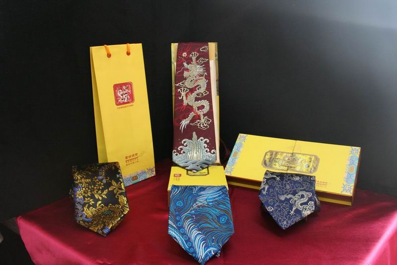 云锦领带