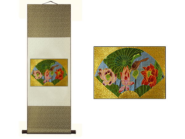 二则金宝地荷塘月色卷轴