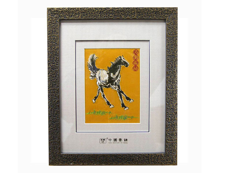 马到成功框画摆件