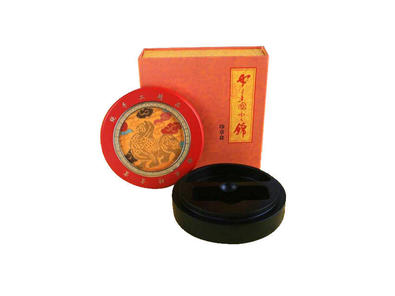 云锦印章盒